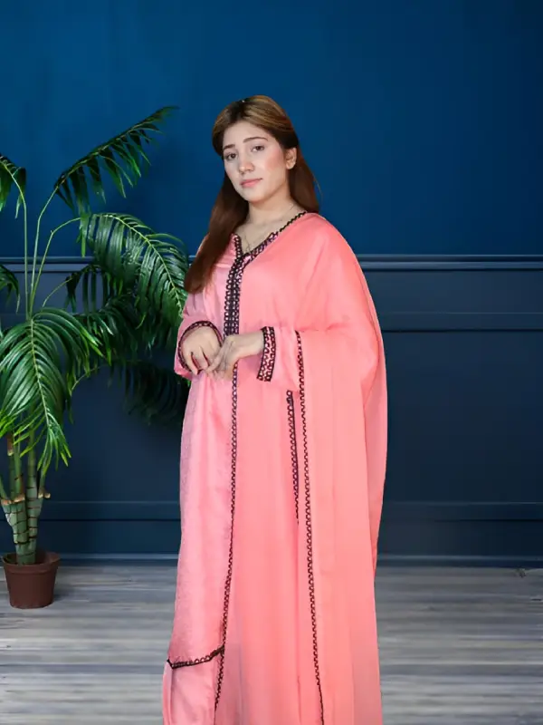3 Piece Rosy Wintage Stitched Dress